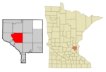 Anoka Cnty Minnesota Incorporated and Unincorporated areas Andover Highlighted copy